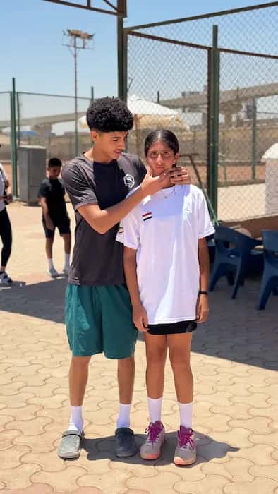 أمنية أحمد سمرة مع منتخب مصر في البطولة العربية للمنتخبات